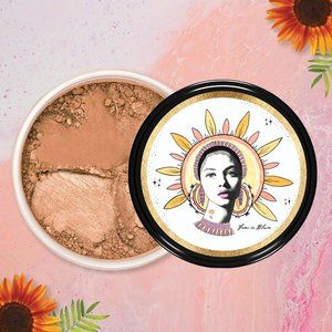 Natural Bronzer Mineral Face and Body Shimmer Powder, Organic / Urban Eco Beauty